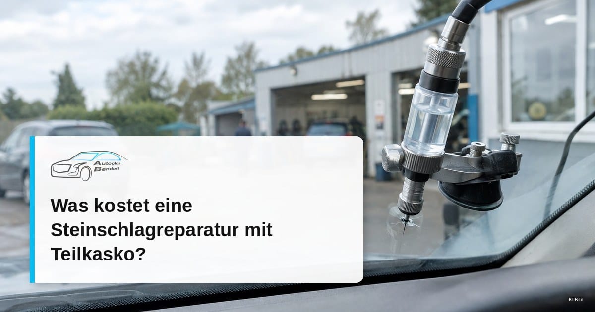 Was kostet eine Steinschlagreparatur mit Teilkasko?